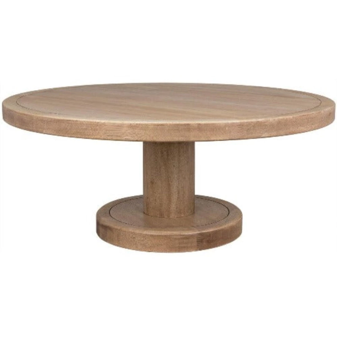 Noir Furniture Milena Coffee Table, Washed Walnut Coffee Tables