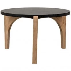 Noir Furniture Confucius Coffee Table With Black Marble Top Coffee Tables