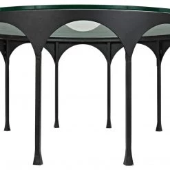 Coffee Tables Noir Furniture Achille Coffee Table, Black Metal