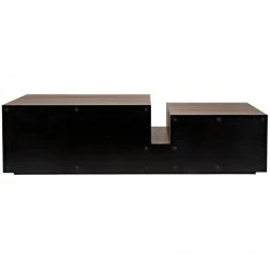 Coffee Tables Noir Furniture Nido Coffee Table, Black Metal