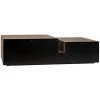 Coffee Tables Noir Furniture Nido Coffee Table, Black Metal