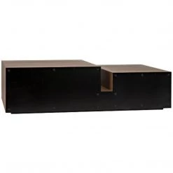 Coffee Tables Noir Furniture Nido Coffee Table, Black Metal