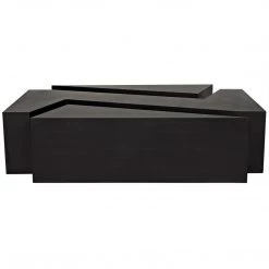 Coffee Tables Noir Furniture Element Coffee Table, Black Metal
