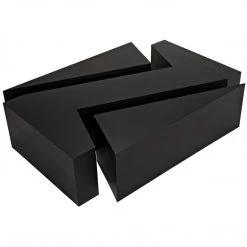 Coffee Tables Noir Furniture Element Coffee Table, Black Metal
