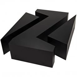 Coffee Tables Noir Furniture Element Coffee Table, Black Metal