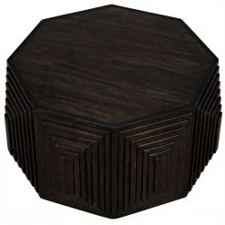 Noir Furniture Noir Moore Coffee Table, Ebony Coffee Tables