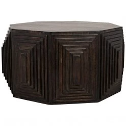 Noir Furniture Noir Moore Coffee Table, Ebony Coffee Tables