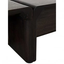 Noir Furniture Coffee Tables Noir Hagen Coffee Table, Ebony Walnut