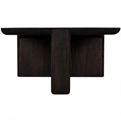Noir Furniture Coffee Tables Noir Hagen Coffee Table, Ebony Walnut