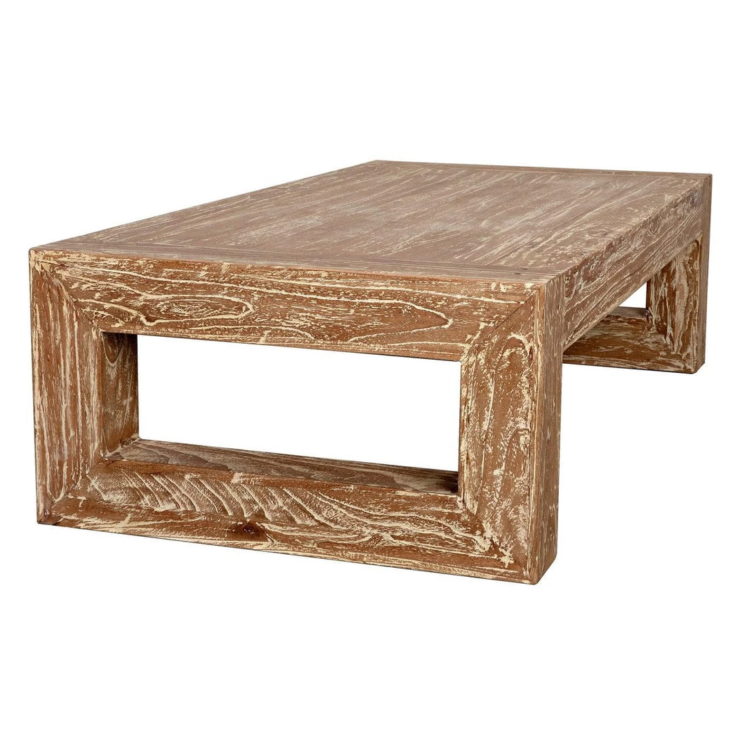 Noir Furniture Noir Mendes Coffee Table, Distressed Mindi Coffee Tables