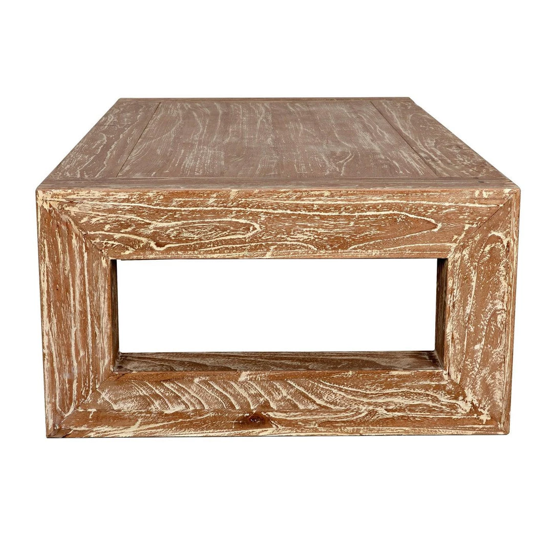 Noir Furniture Noir Mendes Coffee Table, Distressed Mindi Coffee Tables