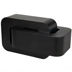 Noir Furniture Accent Tables Noir Nodum Accent Table, Black Steel