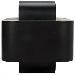Noir Furniture Accent Tables Noir Nodum Accent Table, Black Steel