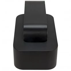 Noir Furniture Accent Tables Noir Nodum Accent Table, Black Steel