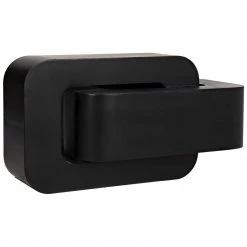 Noir Furniture Accent Tables Noir Nodum Accent Table, Black Steel