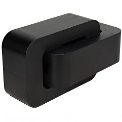 Noir Furniture Accent Tables Noir Nodum Accent Table, Black Steel