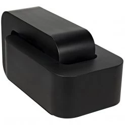 Noir Furniture Accent Tables Noir Nodum Accent Table, Black Steel