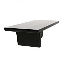 Noir Furniture Noir Ward Coffee Table, Hand Rubbed Black