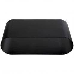 Noir Furniture Coffee Tables Noir Hera Coffee Table, Black Steel