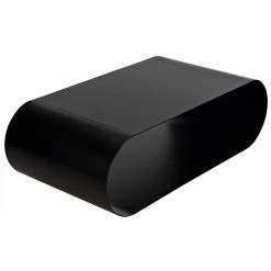 Noir Furniture Coffee Tables Noir Hera Coffee Table, Black Steel