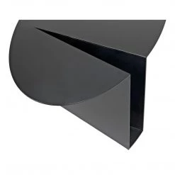 Noir Furniture Noir Minerva Coffee Table, Black Steel Coffee Tables