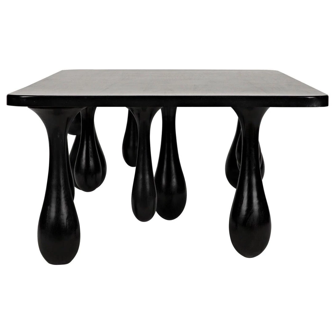 Noir Furniture Noir Drop Coffee Table, Hand Rubbed Black