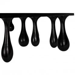 Noir Furniture Noir Drop Coffee Table, Hand Rubbed Black