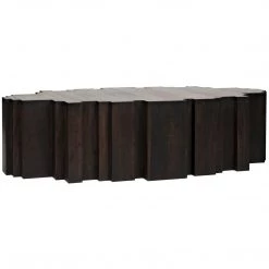 Noir Furniture Noir Royce Coffee Table, Ebony Walnut