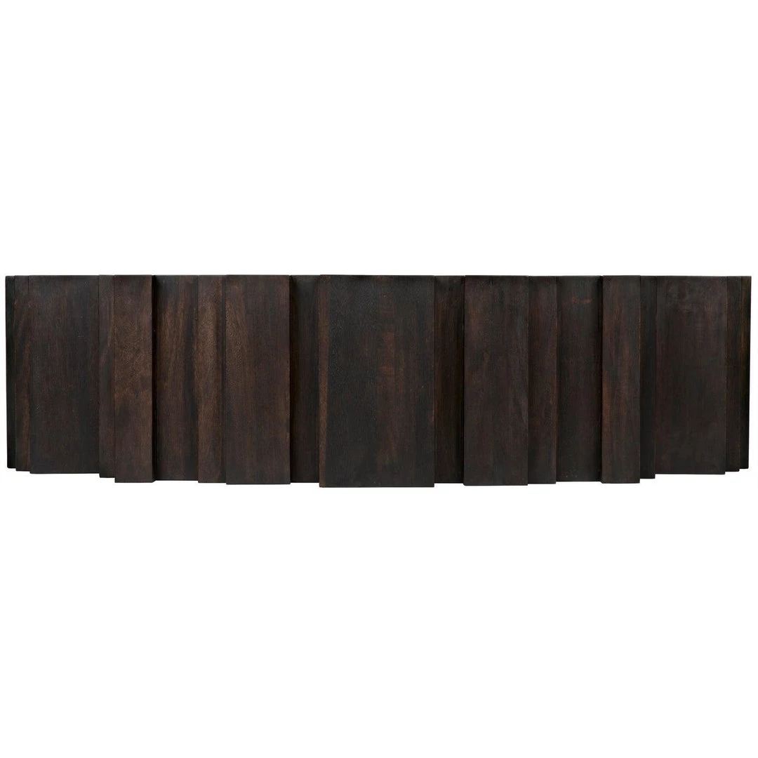 Noir Furniture Noir Royce Coffee Table, Ebony Walnut