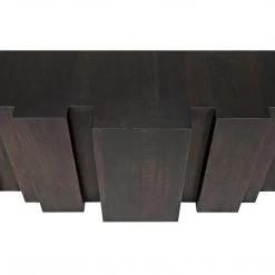 Noir Furniture Noir Royce Coffee Table, Ebony Walnut