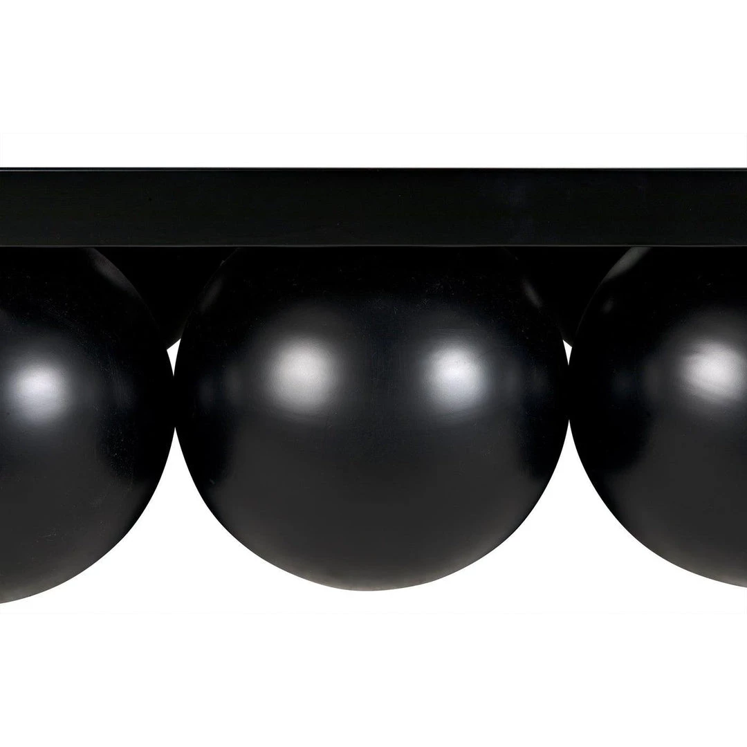 Noir Furniture Noir Lambreta Coffee Table, Black Steel