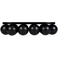 Noir Furniture Noir Lambreta Coffee Table, Black Steel