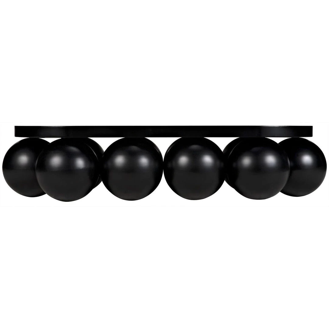 Noir Furniture Noir Lambreta Coffee Table, Black Steel