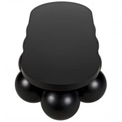 Noir Furniture Noir Lambreta Coffee Table, Black Steel