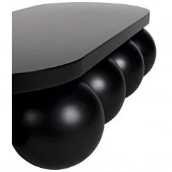 Noir Furniture Noir Lambreta Coffee Table, Black Steel