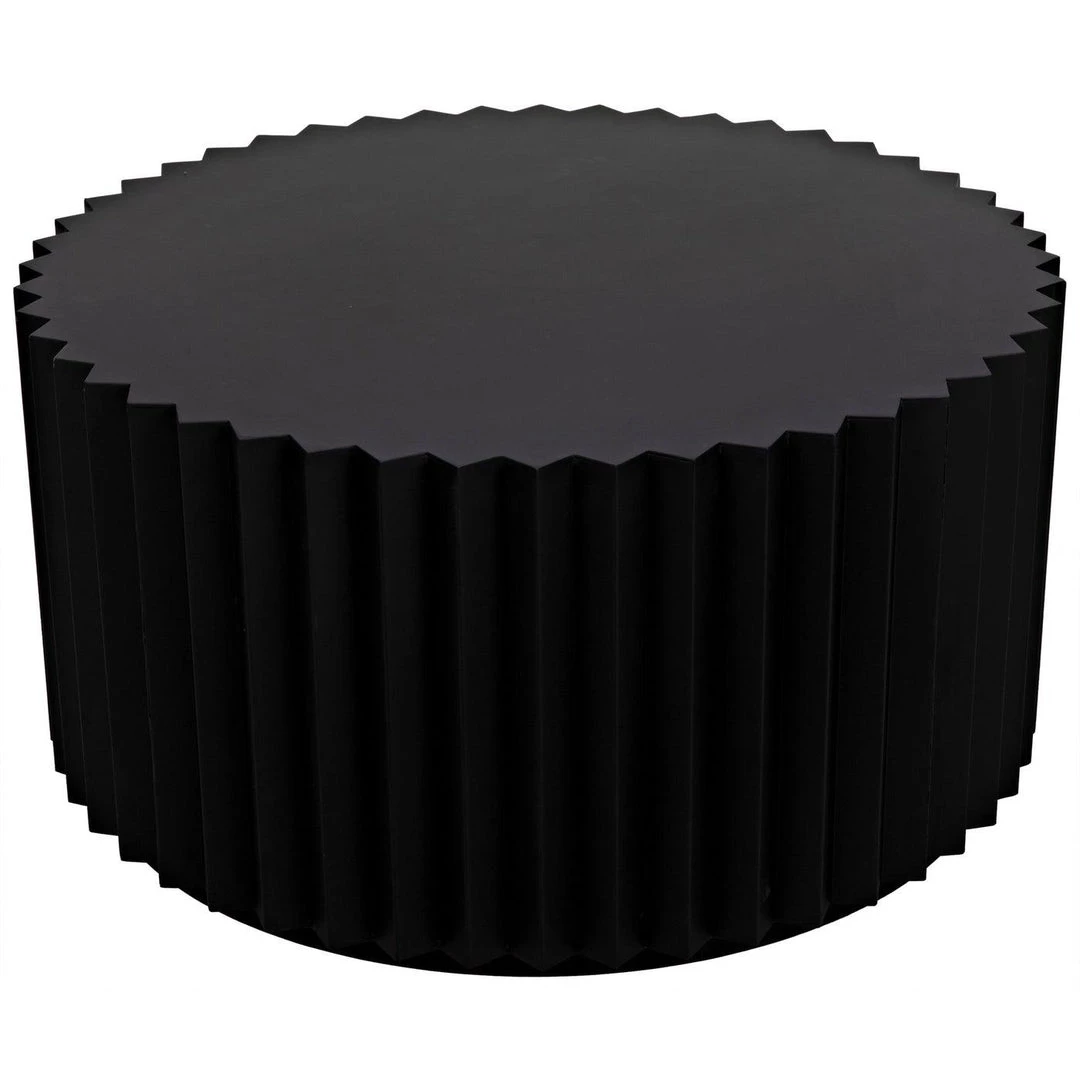 Noir Furniture Noir Stern Coffee Table, Black Steel Coffee Tables