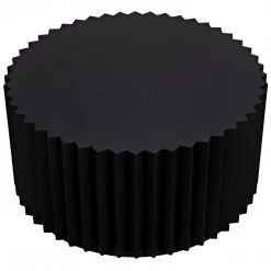 Noir Furniture Noir Stern Coffee Table, Black Steel Coffee Tables