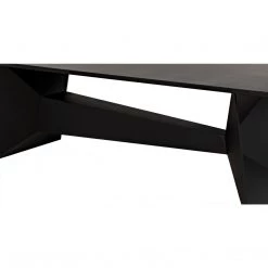 Noir Furniture Coffee Tables Noir Soyka Coffee Table, Black Steel