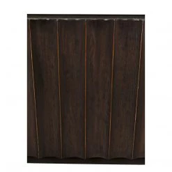 Noir Furniture Noir Fluted Coffee Table, Pale With Light Brown Trim Coffee Tables