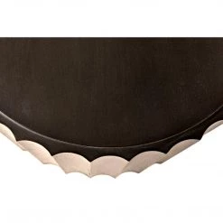 Noir Furniture Noir Fluted Coffee Table, Pale With Light Brown Trim Coffee Tables