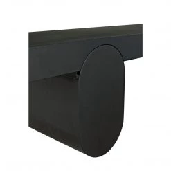 Noir Furniture Noir Evora Coffee Table, Black Metal