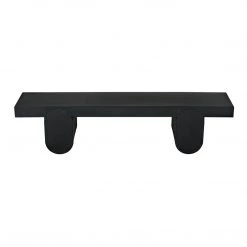 Noir Furniture Noir Evora Coffee Table, Black Metal