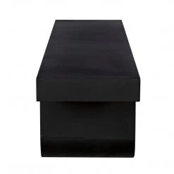 Noir Furniture Noir Evora Coffee Table, Black Metal