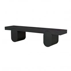 Noir Furniture Noir Evora Coffee Table, Black Metal