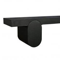 Noir Furniture Noir Evora Coffee Table, Black Metal
