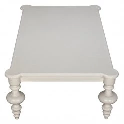 Noir Furniture Noir Graff Coffee Table, Solid White Coffee Tables