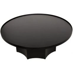 Noir Furniture Rome Coffee Table, Black Metal Coffee Tables