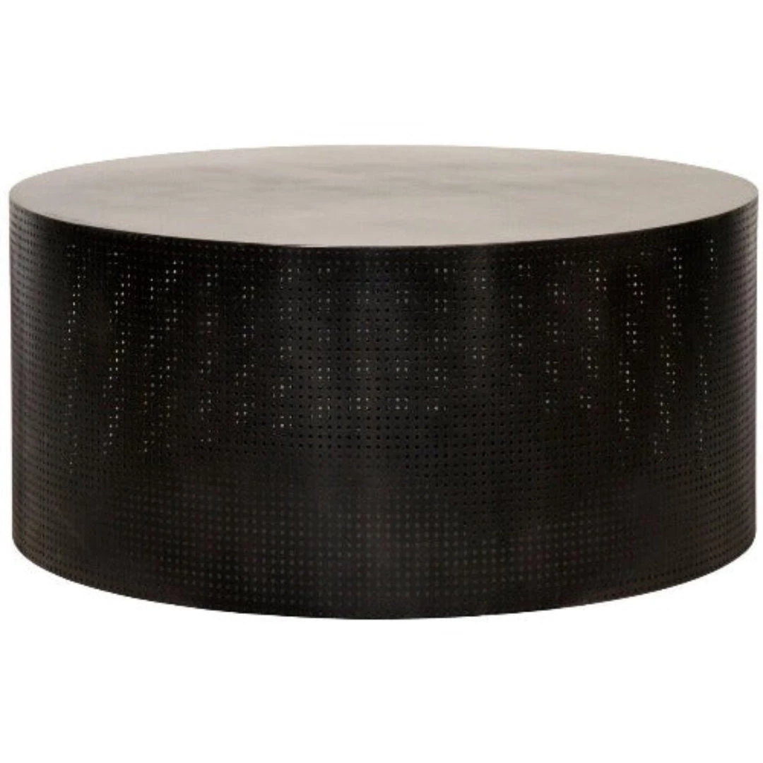 Noir Furniture Dixon Coffee Table, Black Metal