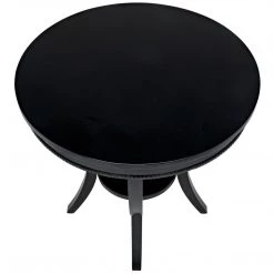 Noir Furniture Noir Scheffield Round End Table Accent Tables