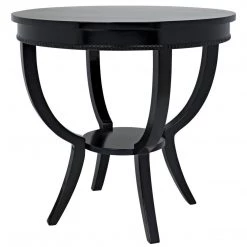 Noir Furniture Noir Scheffield Round End Table Accent Tables